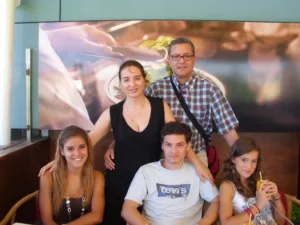 Alba Baptista with her Parents & Siblings