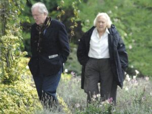 Michael Gambon with his wife Anne Miller